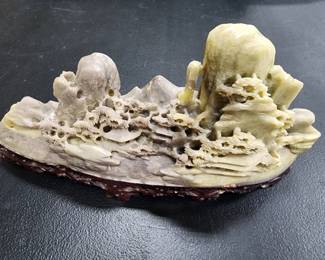 Large Carved Soapstone