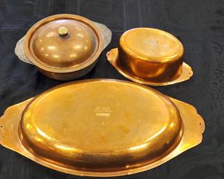 Jos. Heinrichs New York  Pure Copper Sterling Silver pieces