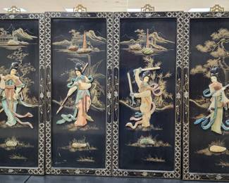 Oriental Lacquer Wall Art 