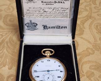 Hamilton Pocket Watch in Original Box