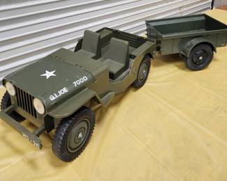 GI Joe 7000 Jeep and Trailer 