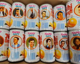 Nehi orange soda Happy Days cans