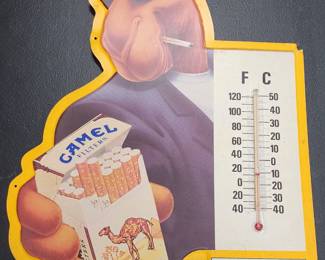 Camel advertising thermometer