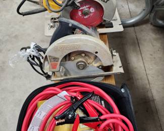  Saws, and jumper cables 