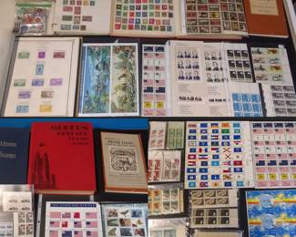 Large postage stamp collection