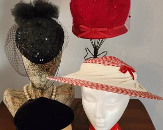 Just a few of the many ladies hats available