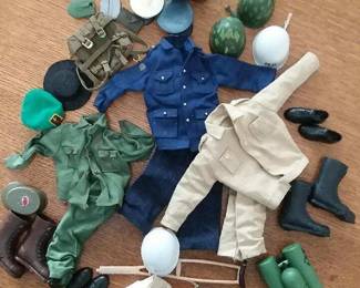 GI Joe / combat man clothes and accessories