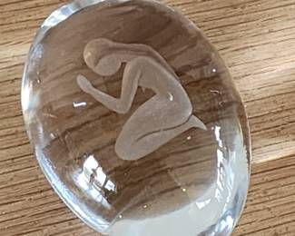 Nude Crystal Paperweight