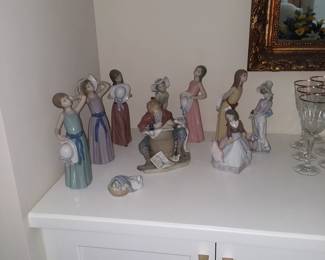 Sweet collection of Lladros 