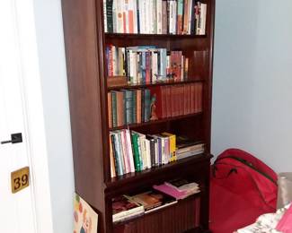 Bookcase filled with books 