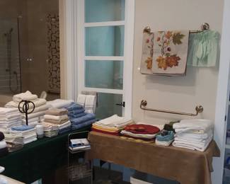 Bedding, towels, etc. 