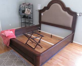 King-Size Headboard & Platform Frame.                   Headboard 6' High