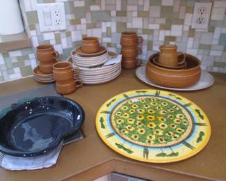 MCM Denby Stoneware "Oak Apple" By Langley, England  ~30 Pieces