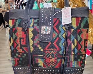 $23 - now. South Western tapestry shoulder bag