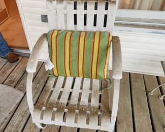 Metal spring porch chair 2 of 2