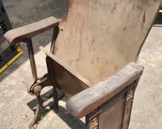Old theater seat