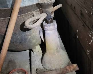 Old truck jack