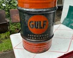 Gulf oil barrel