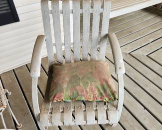 Metal spring porch chair 1 of 2