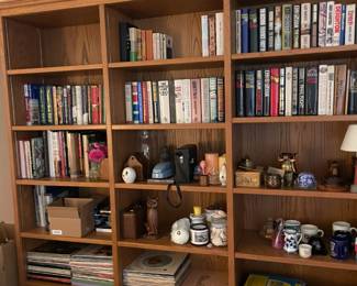 Book shelves r built- ins