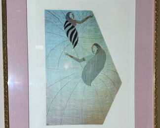 VIMI VASA Signed Limited Edition Lithograph "Folk Dance"