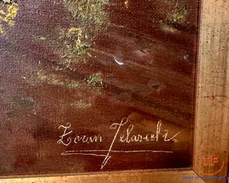 Signed Original Oil on Canvas