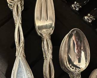 PUIFORCAT Royal Sterling Silver Flatware - 8 Place Settings Designed by Nicolas Cornu