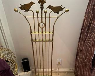 Vintage CHAPMAN Hollywood Regency Brass Floor Lamp