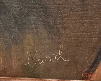 MANUEL CASAL Original Oil on Canvas