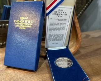 SILVER End of WWII Commemorative Proof