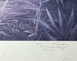 LINDA PICKEN Signed Limited Edition ARTIST PROOF