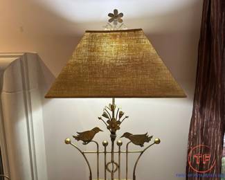 Vintage CHAPMAN Hollywood Regency Brass Floor Lamp