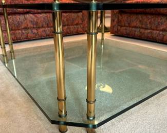 Hollywood Regency Two-Tiered Coffee Table