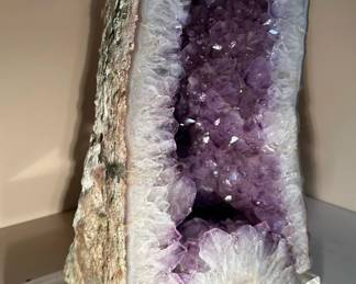 16" AMETHYST Geode Cathedral on Acrylic Base