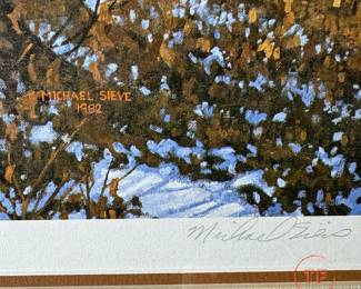 MICHAEL SIEVE Signed Print