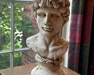 David by Michelangelo Plaster Bust 