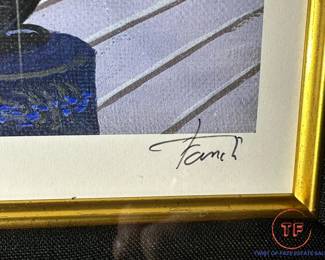 FANCH LEDAN "Porch in Virginia" Signed and Numbered Seriolithograph