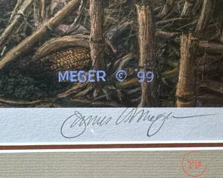 JAMES MEGER "The Pumpkin Patch" Signed Limited Edition Print
