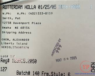 Signed Limited Edition Seriolithograph “Liberty Island” by Alexander Chen