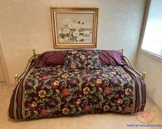 Vintage Brass Day Bed