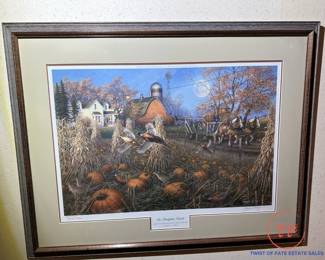 JAMES MEGER "The Pumpkin Patch" Signed Limited Edition Print