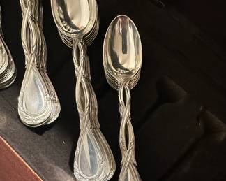 PUIFORCAT Royal Sterling Silver Flatware - 8 Place Settings Designed by Nicolas Cornu