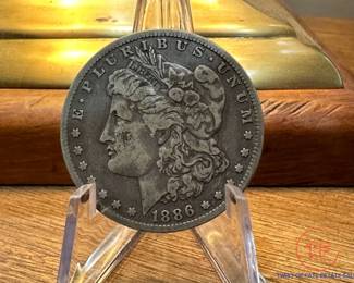 1886 O Morgan Silver Dollar