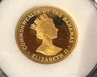 1989 GOLD $100 Proof Coin "The Dawn of a New World"