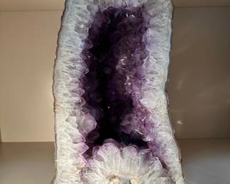 16" AMETHYST Geode Cathedral on Acrylic Base