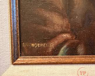 Original Oil on Canvas Signed BRANDEMEIER