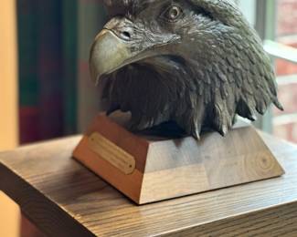 Limited Edition "Lindbergh" Eagle Head by WILLIAM H TURNER (80/1000)