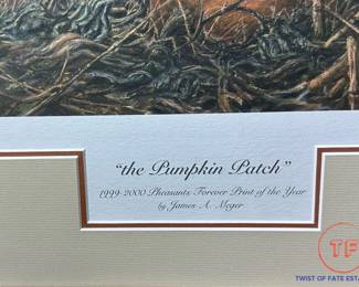 JAMES MEGER "The Pumpkin Patch" Signed Limited Edition Print