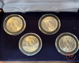 1922 - 1925 Silver Peace Dollar Sets