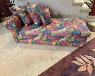 Custom Upholstered Chaise Lounge